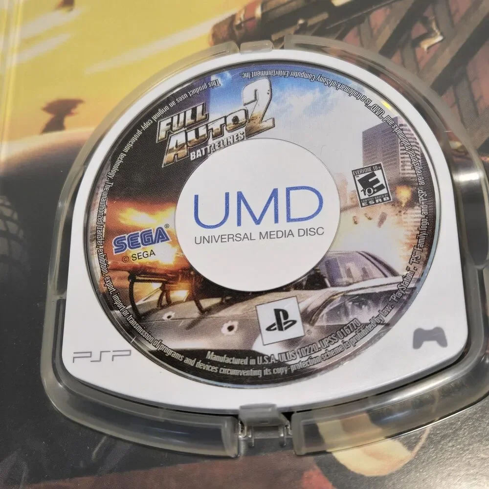 Full Auto 2: Battlelines (Sony PSP, 2007) - Combat Racing - Sega - Authentic